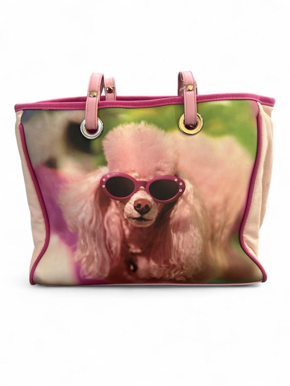 Vintage Kookai Y2K Pink Poodle
Sunglasses Canvas Tote Bag